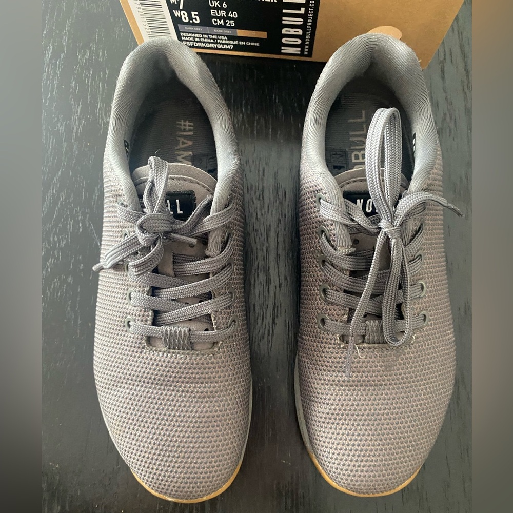 NOBULL Gray Training Shoes Women’s 8.5 also fits Men’s 7